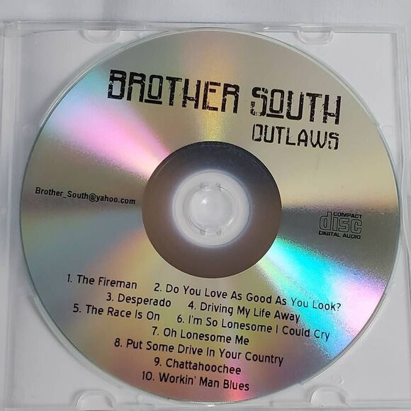 Brother South Outlaws CD Country Rock Band Signed Autograph Rare - Picture 3 of 4